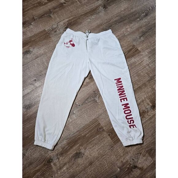 Disney White Minnie Mouse Sweatpants - Picture 8 of 8